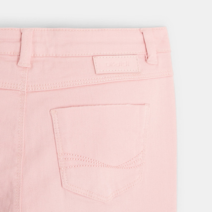 Avis Pantalon skinny brodé rose fille OKAIDI 3