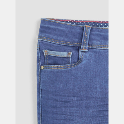 Avis Jean skinny hyper stretch bleu fille OKAIDI 3