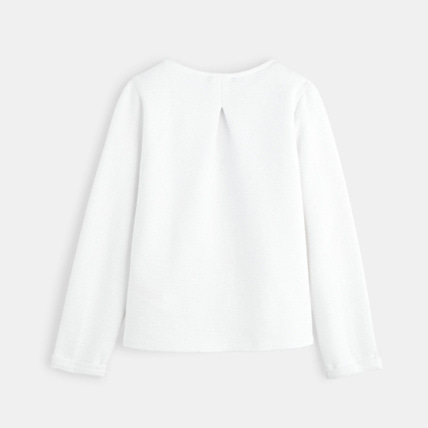 Avis Gilet molleton pressionné blanc fille OKAIDI 2