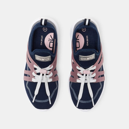 Avis Baskets running en mesh à lacets bleues fille OKAIDI 2