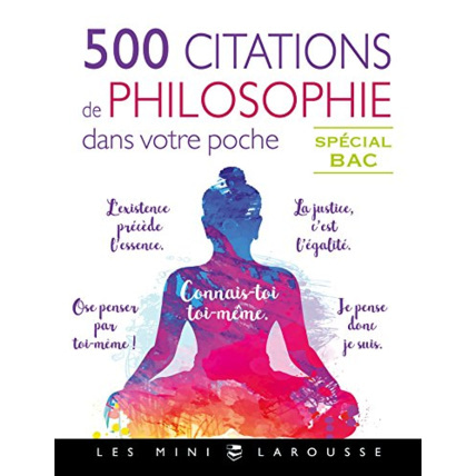 Avis 500 citations de philo dans votre poche LAROUSSE 1