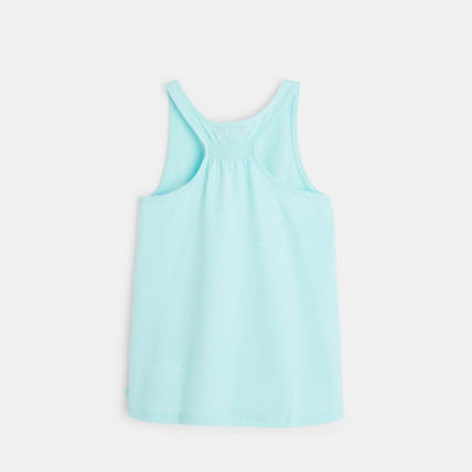 Avis Débardeur motif à sequins turquoise fille OKAIDI 4