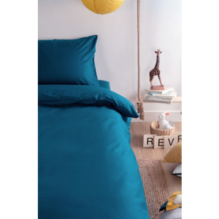 Avis Housse de couette unie en Coton Bio pour lit 1 personne KADOLIS 3