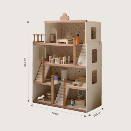 Avis Grande maison de poupées en bois Fleur Petite Amélie 5
