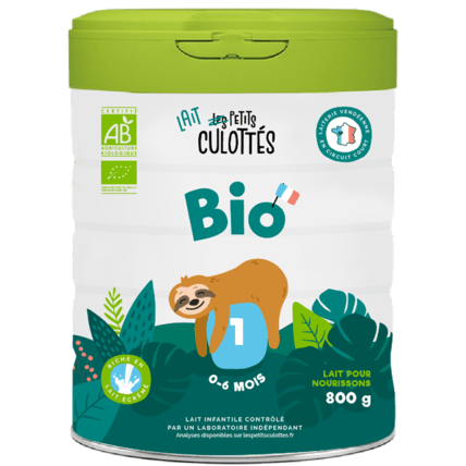 Avis Lait 1er âge Bio pour nourrissons de 0 à 6 mois Les Petits Culottés 1