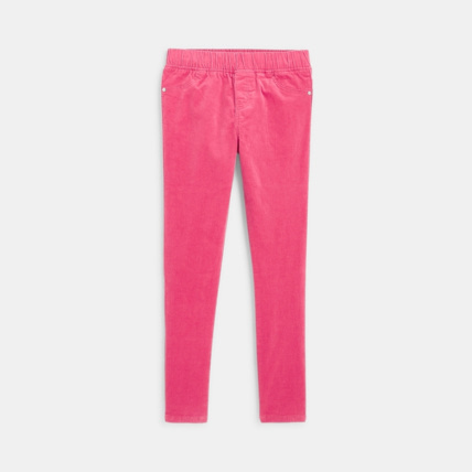 Avis Treggings en velours stretch rose fille OKAIDI 1