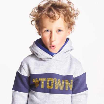 Avis Sweat-shirt à capuche gris garçon OKAIDI 1
