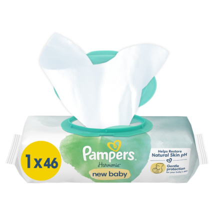 Avis Lingettes Bébé Premium Cotton Harmonie New Baby Pampers 1