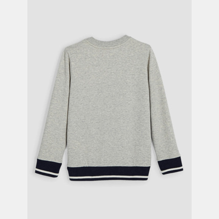 Avis Sweat-shirt à message gris garçon OKAIDI 2