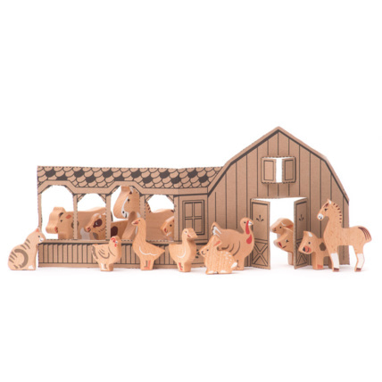 Avis Jouet en bois - Ensemble Animaux de la ferme Mon Lit Cabane 1