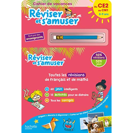 Avis Réviser et s'amuser - Du CE2 au CM1 (8-9 ans) - Cahier de vacances 2023 Hachette Éducation 1