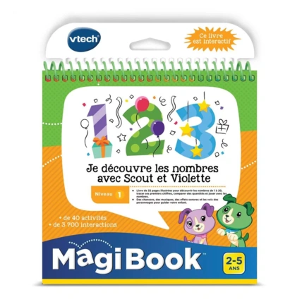Avis Magibook - Je découvre les nombres avec Scout et Violette VTech 1