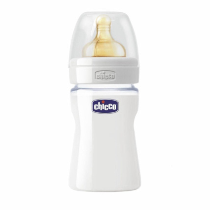 Avis Biberon verre 150 ml tétine silicone flux normal 0M+ Chicco 1