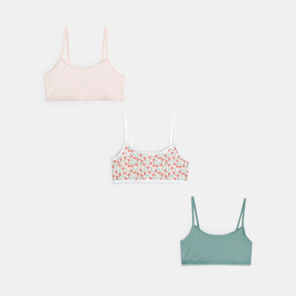 Avis Brassières en jersey (lot de 3) fille OKAIDI 1