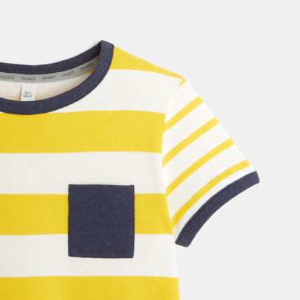 Avis Pyjama d'été rayé jaune garçon OKAIDI 3