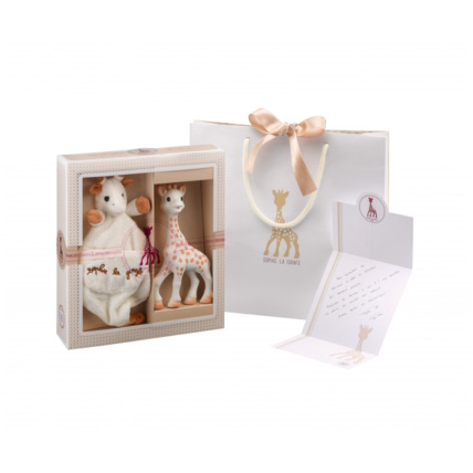 Avis Coffret Sophiesticated - Sophie la girafe + Doudou avec attache-sucette VULLI 1