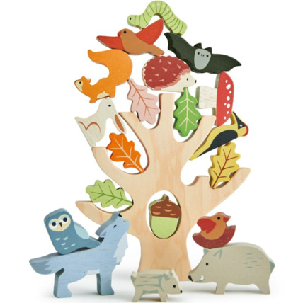 Avis Animaux de la forêt en bois à empiler Tender Leaf 1