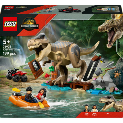 Avis Le T. Rex et l’évasion sur la rivière Jurassic World LEGO 1
