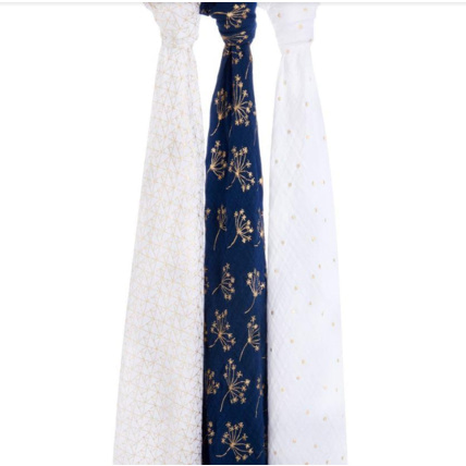 Avis Lot de 3 maxi langes Gold Deco  ADEN + ANAIS 2