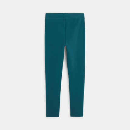 Avis Leggings en jersey milano uni vert fille OKAIDI 3