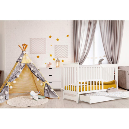 Avis Ensemble commode à langer + lit évolutif bébé + tiroir IWO Mon Mobilier Design 5