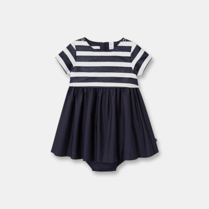 Avis Robe rayée effet 2 en 1 OBAÏBI 1
