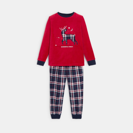 Avis Pyjama 2 pièces "wonderful family" rouge garçon OKAIDI 1