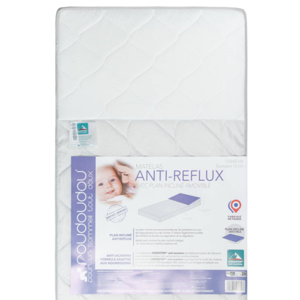 Avis Matelas bébé Anti-Reflux avec Plan Incliné amovible - Made in France Sevira Kids 5