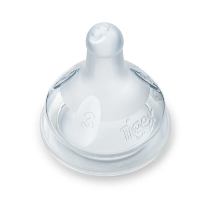 Avis Tétines rondes base large 3 VITESSES silicone Tigex 2