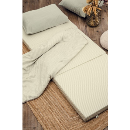 Avis Matelas d'appoint pliant coton bio rayé KADOLIS 2
