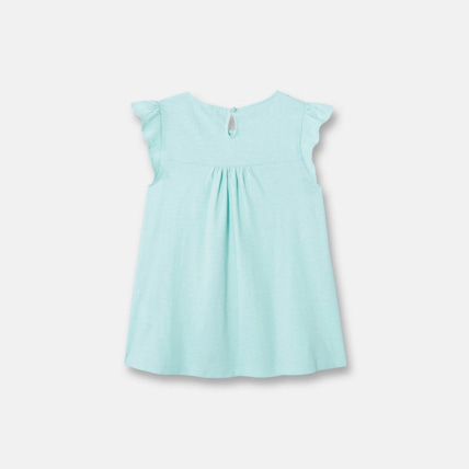 Avis T-shirt brodé bleu fille OKAIDI 2