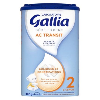 Avis Lait Bébé Expert AC Transit 2ème âge Laboratoire Gallia 1
