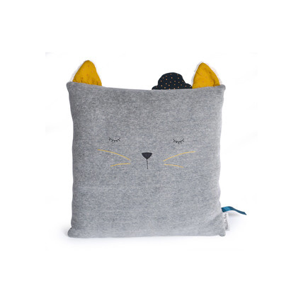 Avis Les Moustaches coussin chat moulin Roty 1