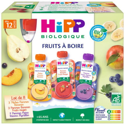 Avis Gourdes fruits 3 saveurs Bio HIPP 1
