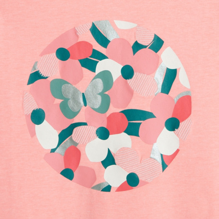 Avis T-shirt à manches volantées rose fille OKAIDI 3