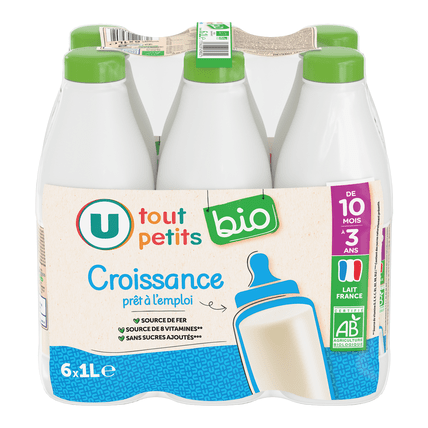 Avis Lait de croissance Bio U TOUT PETITS 1