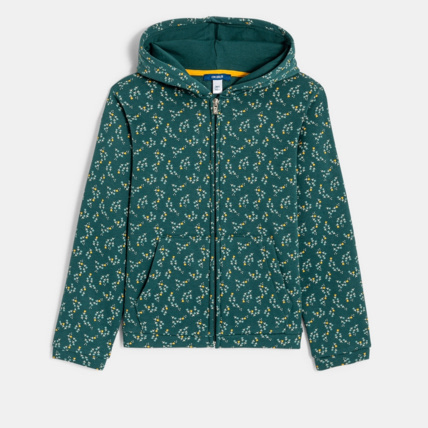 Avis Sweat-shirt imprimé vert fille OKAIDI 1