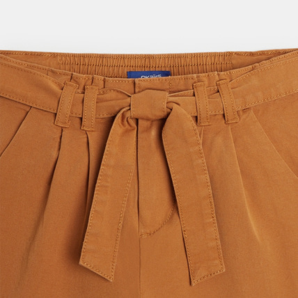 Avis Pantalon large taille haute beige fille OKAIDI 3
