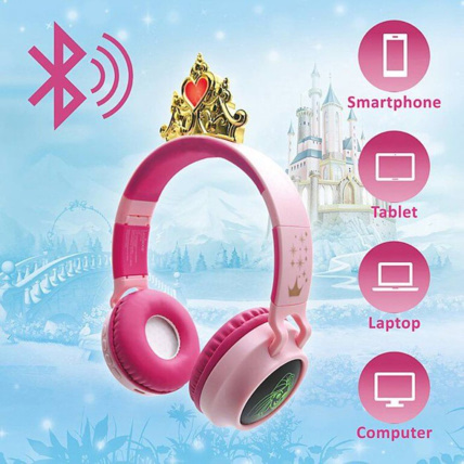 Avis Casque bluetooth couronne lumineuse Disney Princesses LEXIBOOK 4