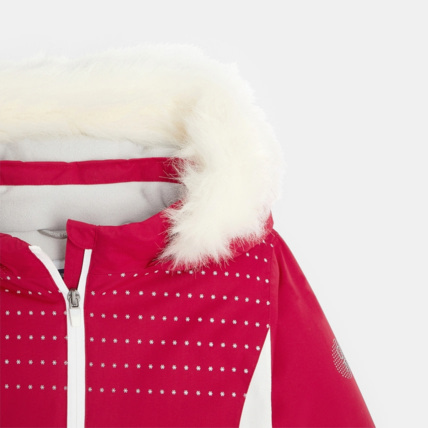 Avis Blouson de ski à capuche rose fille OKAIDI 3