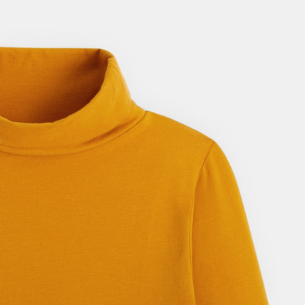 Avis T-shirt col roulé manches longues jaune garçon OKAIDI 2