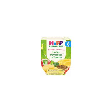 Avis Hachis parmentier à la Tomate - 2 bols x 190g - 8 mois HIPP 1