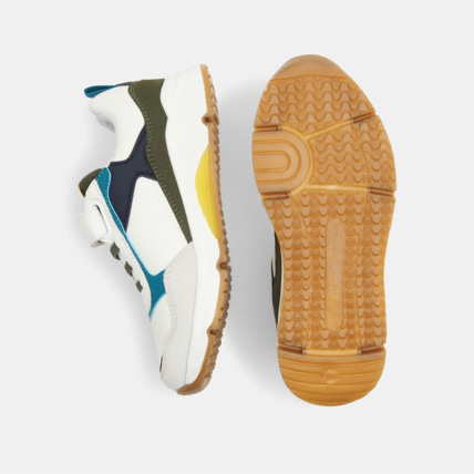 Avis Tennis running style dadshoes à lacets blanches garçon OKAIDI 4