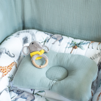 Avis Hochet en coton tricot et bois naturel Sevira Kids 6