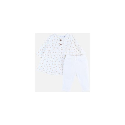 Avis Set robe imprimé végétal + legging en jersey côtelé NOUKIE'S 1