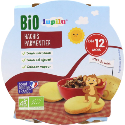Avis Assiettes 12 mois Bio - Hachis parmentier lupilu® 1