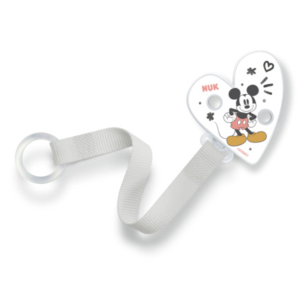 Avis Attache-sucette universel ruban Mickey NUK 1