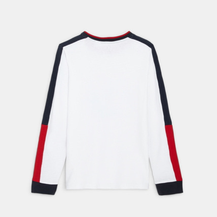 Avis T-shirt manches longues motif pixels blanc garçon OKAIDI 4