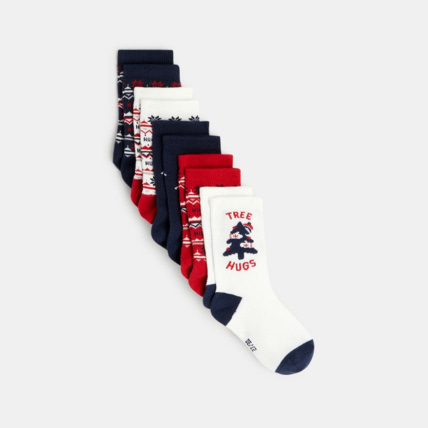 Avis Chaussettes Noël (lot de 5) rouges garçon OKAIDI 1