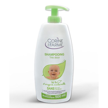 SHAMPOOING TRES DOUX BEBE CORINE DE FARME 500ML